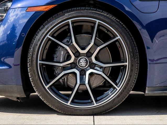 Photo of 2023 Gentian Blue Metallic Porsche Taycan