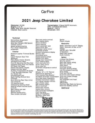 Photo of 2021 Billet Silver Metallic Clearcoat Jeep Cherokee