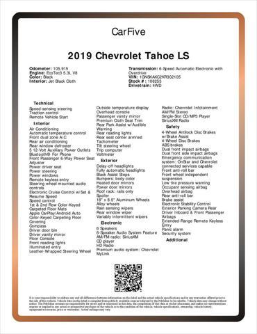 Photo of 2019 Black Chevrolet Tahoe