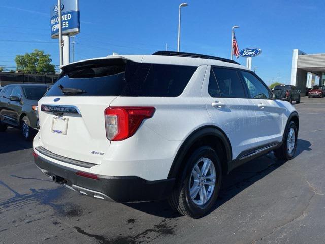 Photo of 2022 Star White Metallic Tri-Coat Ford Explorer