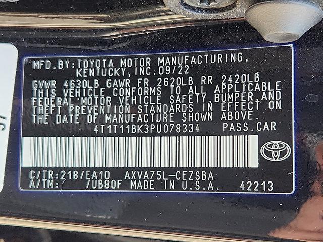 Photo of 2023 Midnight Black Metallic   218 Toyota Camry
