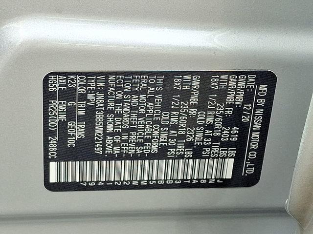 Photo of 2021 Brilliant Silver Metallic Nissan Rogue