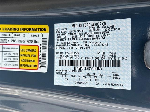 Photo of 2024 Vapor Blue Metallic Ford Mustang