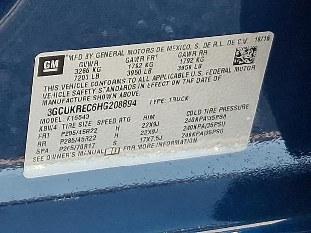 Photo of 2017 Deep Ocean Blue Metallic Chevrolet Silverado 1500
