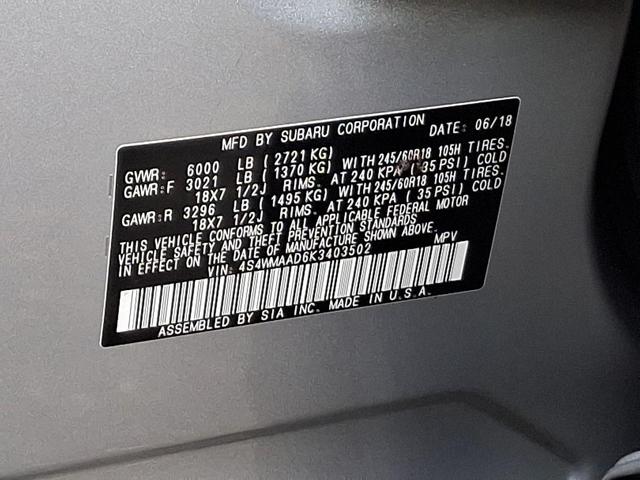 Photo of 2019 Ice Silver Metallic Subaru Ascent