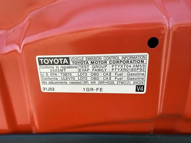 Photo of 2023 Orange Toyota 4Runner