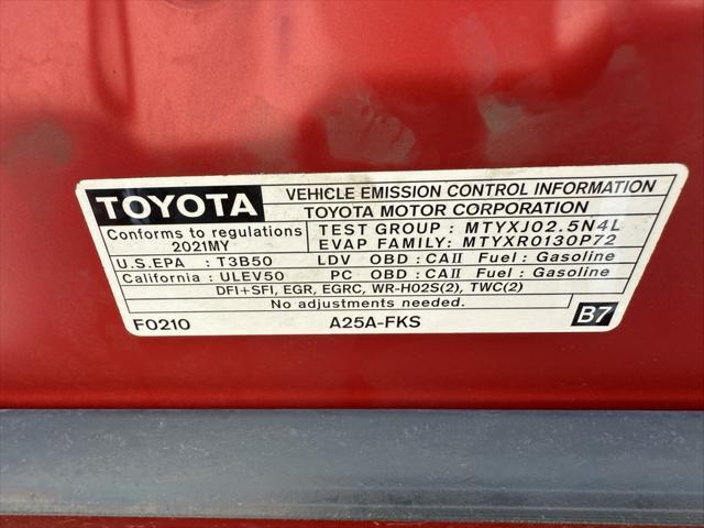 Photo of 2021 Red Toyota Camry