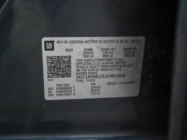 Photo of 2018 Graphite Metallic Chevrolet Silverado 1500
