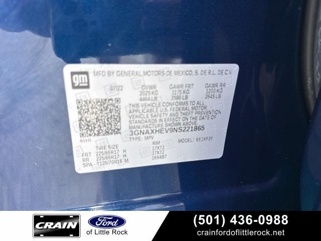 Photo of 2022 Blue Glow Metallic Chevrolet Equinox