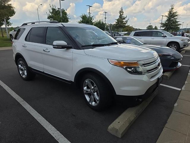 Photo of 2015 White Platinum Tri-Coat Metallic Ford Explorer