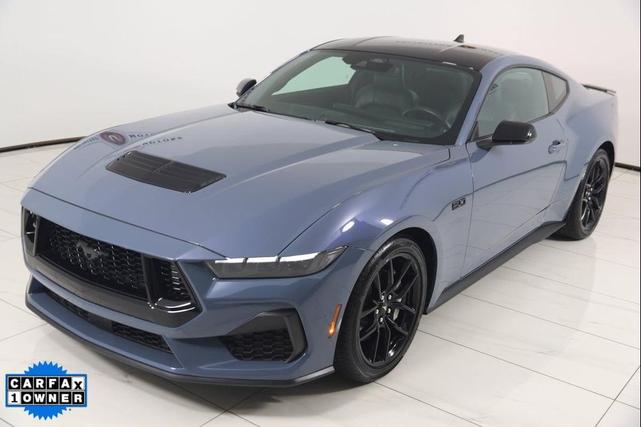 Photo of 2024 Vapor Blue Metallic Ford Mustang