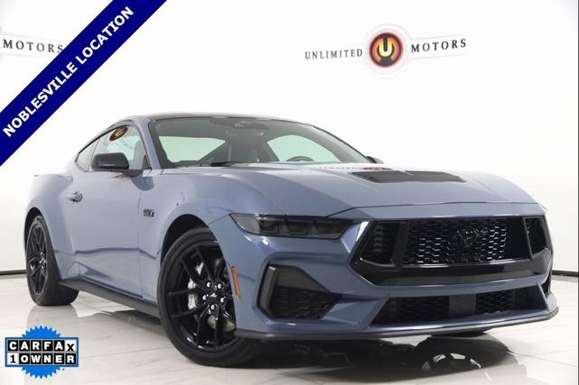 Photo of 2024 Vapor Blue Metallic Ford Mustang