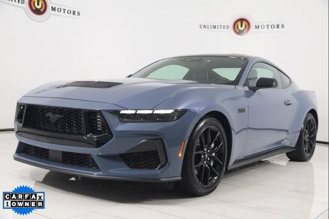 Photo of 2024 Vapor Blue Metallic Ford Mustang