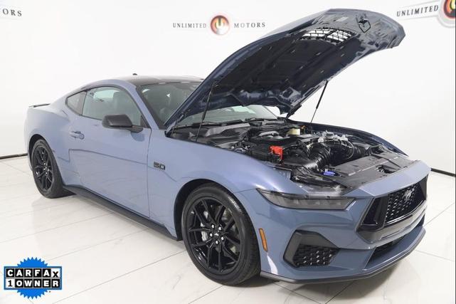 Photo of 2024 Vapor Blue Metallic Ford Mustang