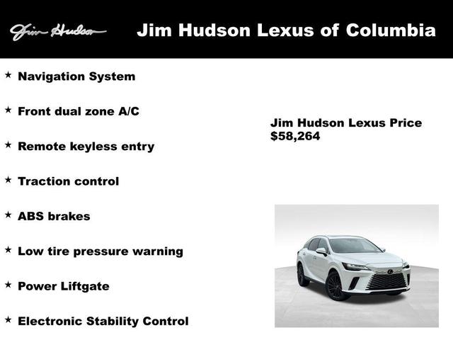 Photo of 2025 White Lexus RX 350