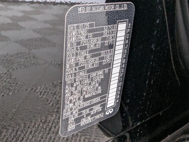Photo of 2025 Black Obsidian INFINITI QX50