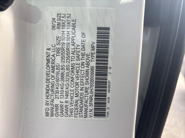 Photo of 2025 Platinum White Pearl Honda Odyssey