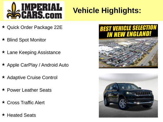 Photo of 2021 Diamond Black Crystal Pearlcoat Jeep Grand Cherokee L