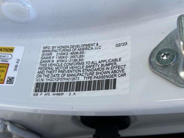 Photo of 2023 White Honda Accord Hybrid