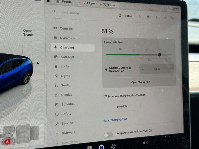 Photo of 2022 Blue Tesla Model Y