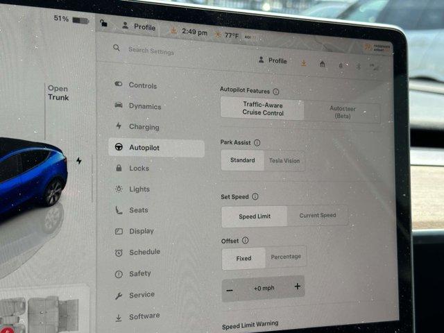 Photo of 2022 Blue Tesla Model Y