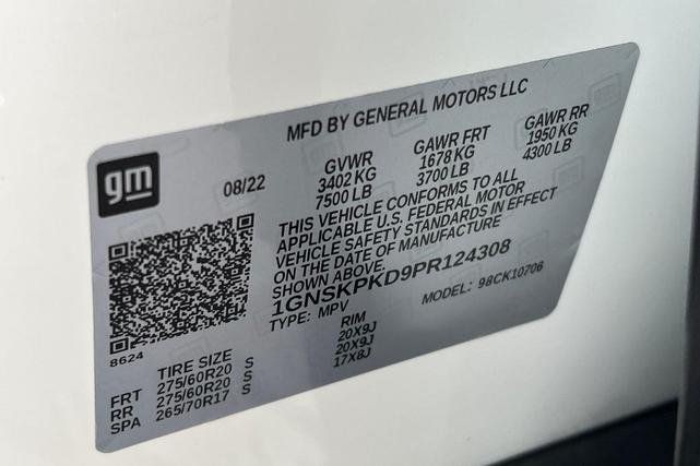 Photo of 2023 Summit White Chevrolet Tahoe
