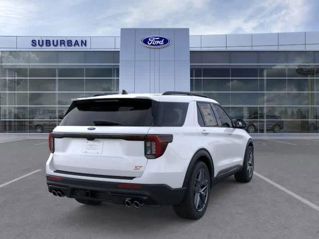 Photo of 2025 Star White Metallic Tri-Coat Ford Explorer