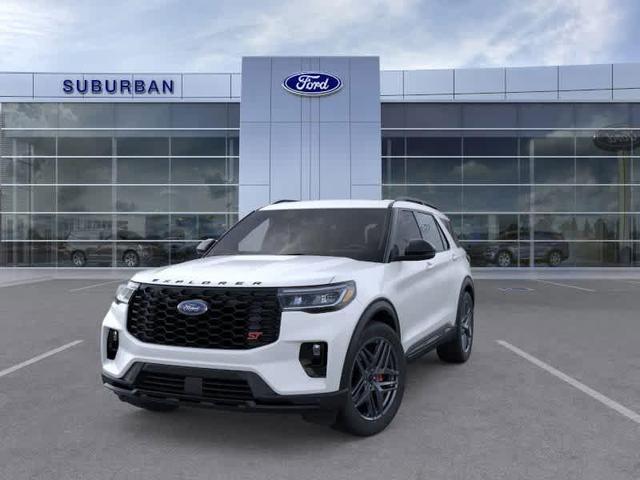 Photo of 2025 Star White Metallic Tri-Coat Ford Explorer