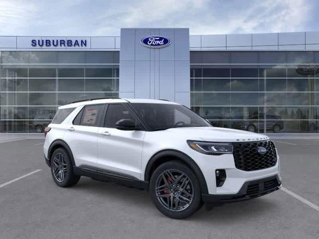 Photo of 2025 Star White Metallic Tri-Coat Ford Explorer