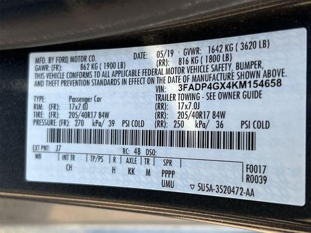 Photo of 2019 Magnetic Metallic Ford Fiesta