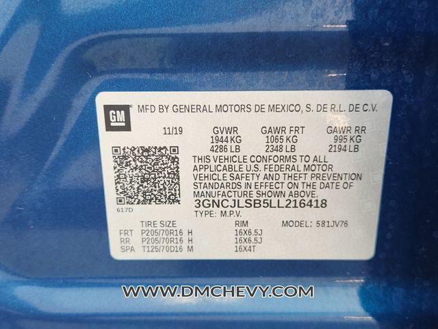 Photo of 2020 Pacific Blue Metallic Chevrolet Trax