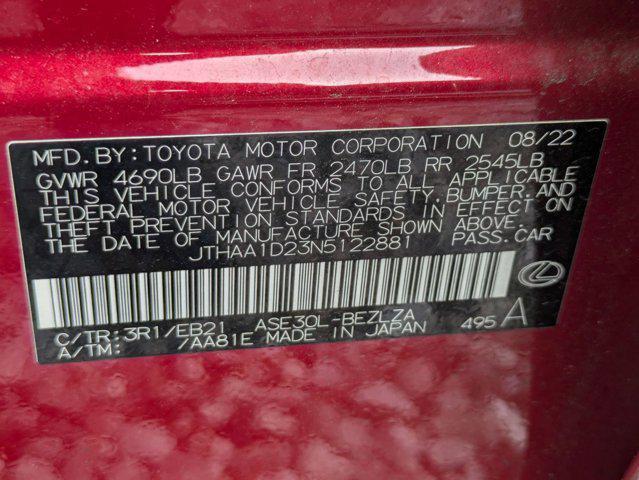 Photo of 2022 Matador Red Mica Lexus IS 300