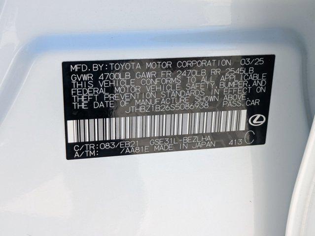 Photo of 2025 Ultra White Lexus IS 350
