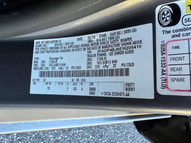 Photo of 2014 Storm Gray Metallic Ford Fiesta