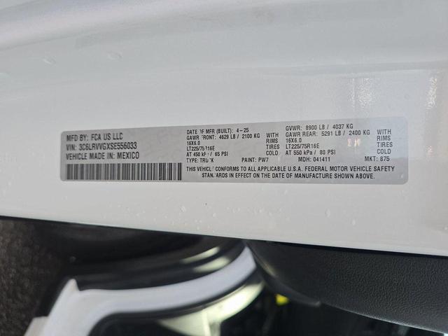 Photo of 2025 Bright White Clearcoat RAM ProMaster 2500