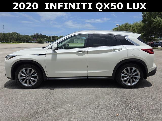Photo of 2020 Majestic White INFINITI QX50