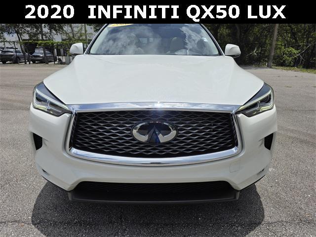 Photo of 2020 Majestic White INFINITI QX50