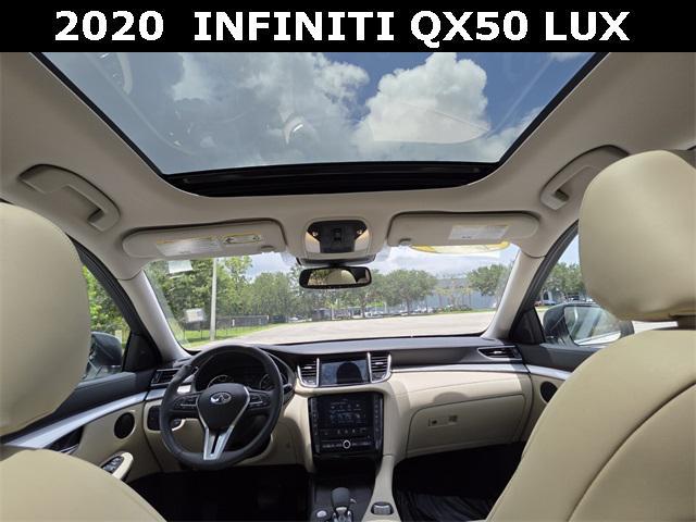 Photo of 2020 Majestic White INFINITI QX50