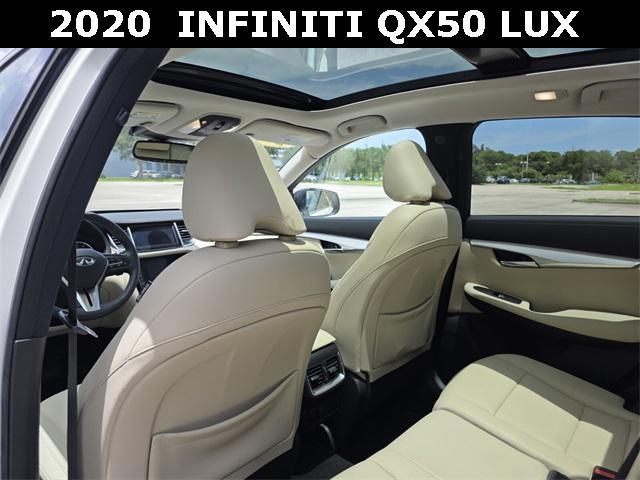 Photo of 2020 Majestic White INFINITI QX50