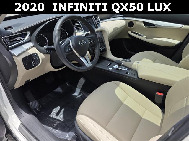 Photo of 2020 Majestic White INFINITI QX50
