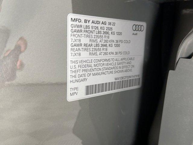 Photo of 2022 Chronos Gray Metallic Audi Q3