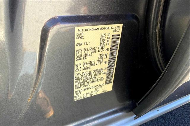 Photo of 2023 Gun Metallic Nissan Frontier