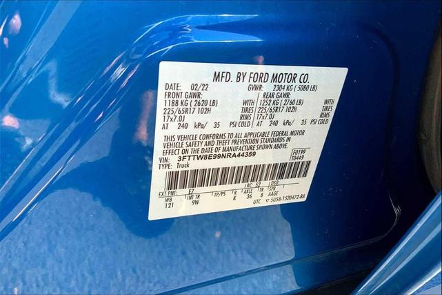 Photo of 2022 Velocity Blue Metallic Ford Maverick