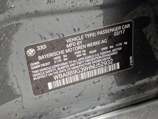 Photo of 2017 Mineral Gray Metal BMW 330