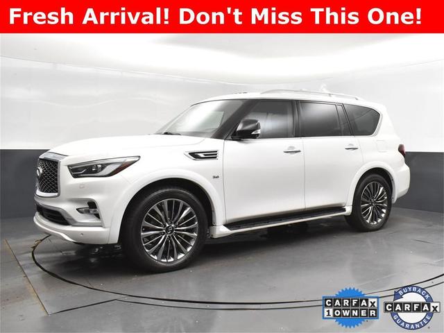 Photo of 2020 Moonstone White INFINITI QX80