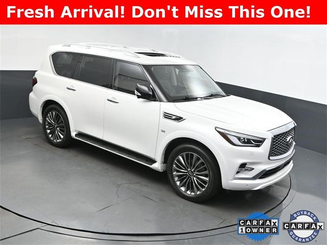 Photo of 2020 Moonstone White INFINITI QX80