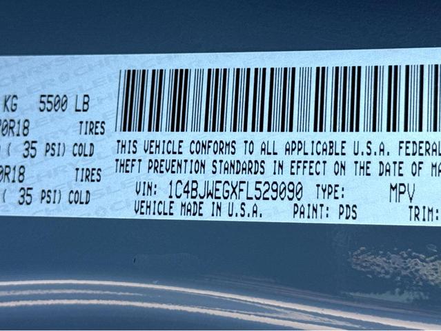 Photo of 2015 Anvil Clearcoat Jeep Wrangler Unlimited