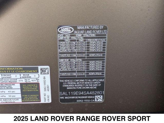 Photo of 2025 Tourmaline Brown In Satin Finish Land Rover Range Rover Sport