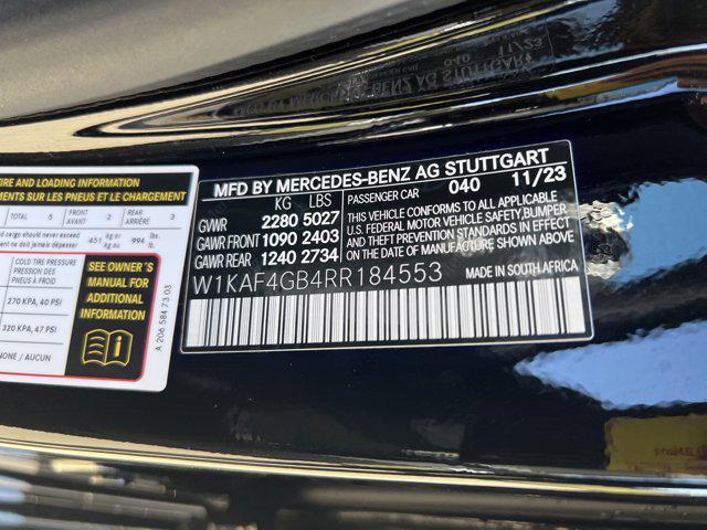 Photo of 2024 Black Mercedes-Benz C-Class