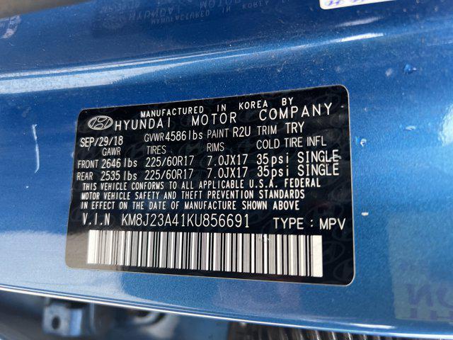 Photo of 2019 Aqua Blue Hyundai TUCSON